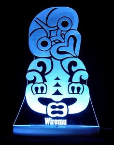 MAORI HEI TIKI Personalised Name 3d Led Night Light 7 Colour Change Room Lamp - Picture 1 of 17