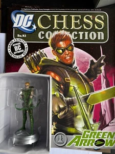Eaglemoss DC Chess Collection Figurine & Magazine # 43 Green Arrow - WHITE PAWN - Picture 1 of 1