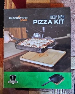 Blackstone Cast Iron Deep Dish Pizza Kit with Removable Handle and Wood Trivet - Picture 1 of 1