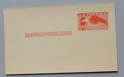 US Scott #UXC1 Post Card. Unused Eagle in Flight. - Image 1 of 2