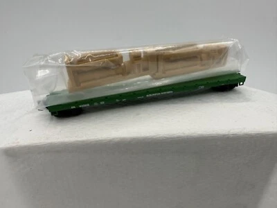 Burlington Northern, 50' Flat Car w/ Generator Load, RD# BN 630849 - Image 1 of 2