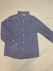 H&M Langarmhemd mit Knopfleiste Nadelstreifen Größe 7/8 Kinder - Bild 1 von 6