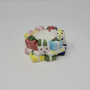 Spode Christmas Tree Package Votive Candle Holder Hand Painted - Picture 1 of 4