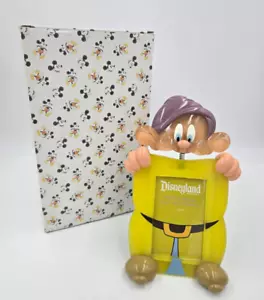 Disneyland Resort Dopey Bobble Head Photo Frame New In Box Snow White Disney - Picture 1 of 4