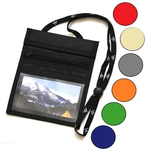 Sunwallet borsa per il petto borsa a tracolla borsa per il petto portafoglio nero beige blu - Foto 1 di 37