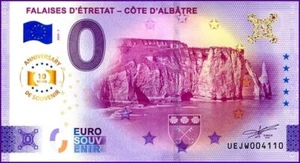 UEJW / FALAISES D'ETRETAT / BILLET 0 € *ANNIVERSARY* / NULL €-SCHEIN / 2025-7 - Picture 1 of 1