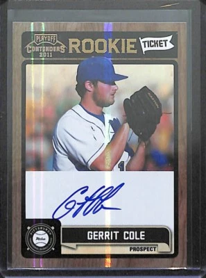 2011 Playoff Contenders Rookie Ticket Autograph #RT1 Gerrit Cole - Image 1 of 2
