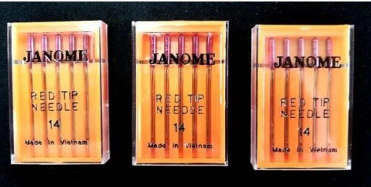 3X Genuine Janome Needle "Red Tip" Size: 14/90 5/Pack - image 1 of 1