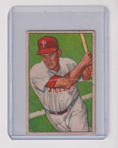 1952 Bowman #76 Del Ennis in gutem Zustand - Philadelphia Phillies - Bild 1 von 1