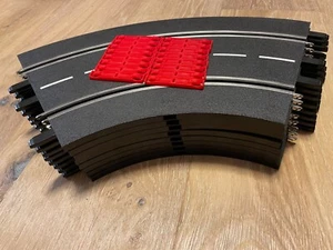 8 Stück CARRERA Evolution Schienen, Kurve 1/60, Gebraucht in sehr gutem ZUSTAND - Bild 1 von 8