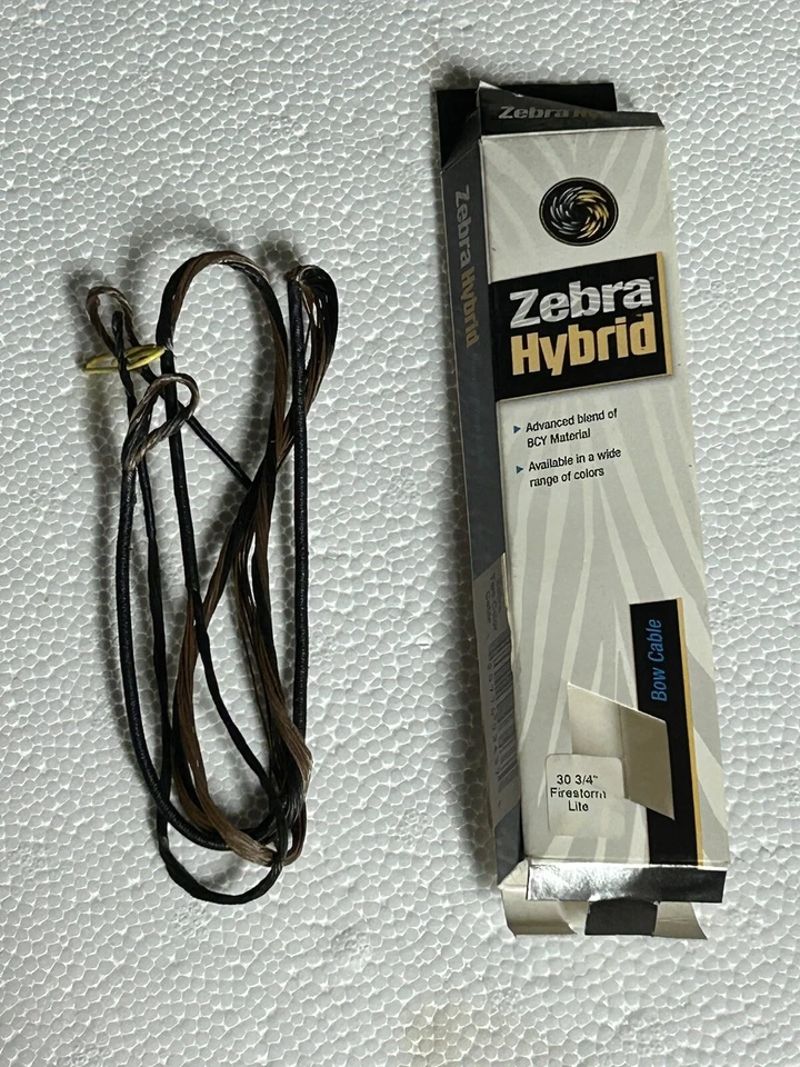 Zebra Hybrid Two color Split Cable (red/black) 31 1/8"