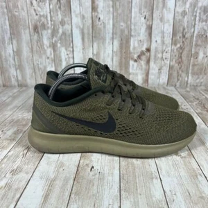 Nike Free Run Olivgrün Strick Laufschuhe Sportschuhe US 9 - Bild 1 von 8