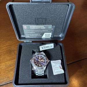 New Luminox Pacific Diver 3120 Stainless Steel Blue Dial Men's Watch XS.3123 - Picture 1 of 10