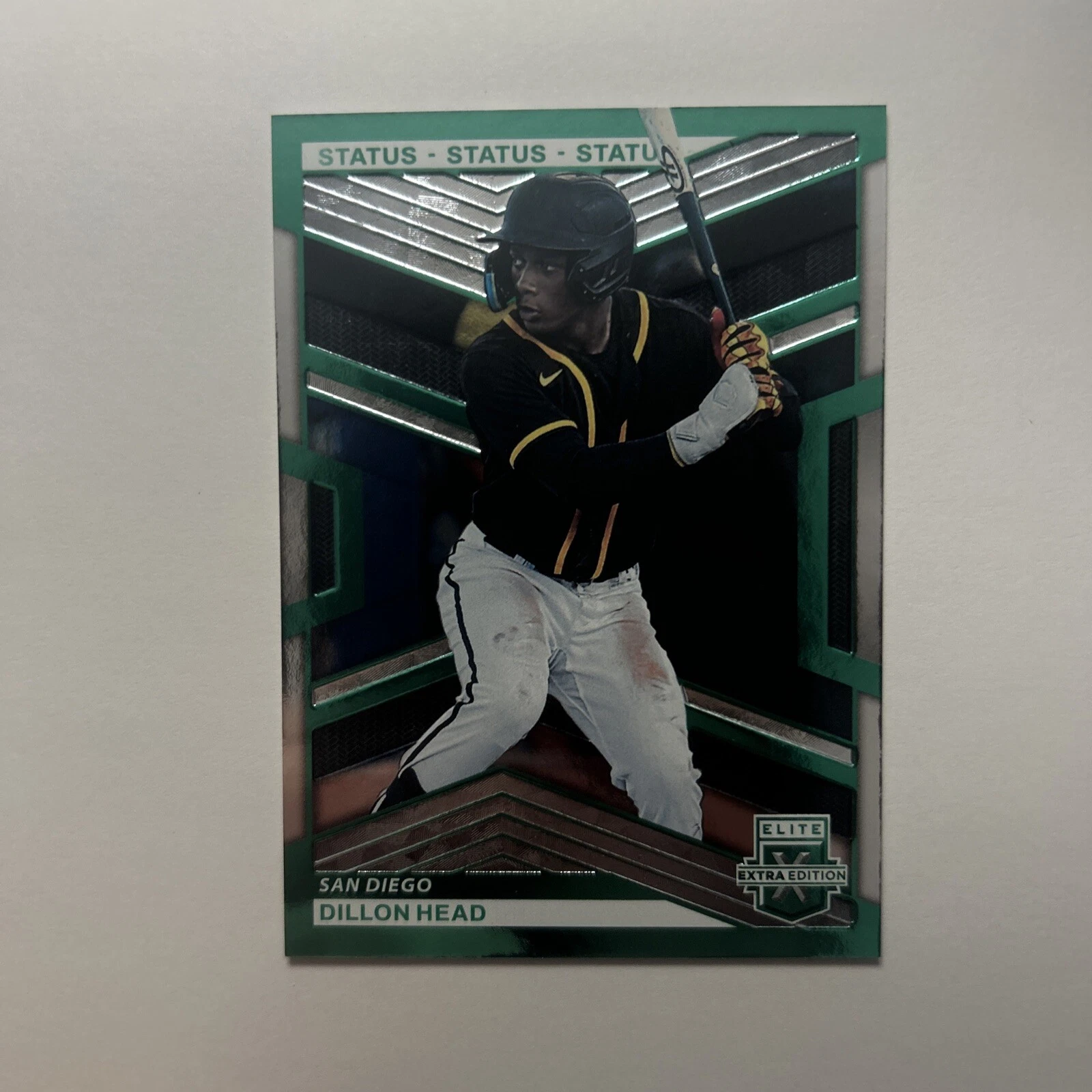 2023 Panini Elite Extra Edition Dillon Head Green Status /499
