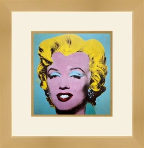 Andy Warhol Marilyn Mini Print Newly Custom Gallery Framed  - Picture 1 of 2