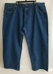 GB Denim Lab Jeans Herren Premium Denim Blau Straight Leg Big Tall Medium Wash NEU - Bild 1 von 12