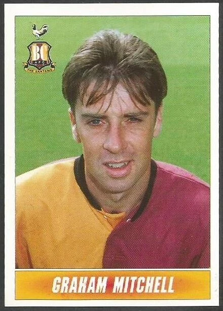 PANINI NATIONWIDE LEAGUE 1997- #047-BRADFORD CITY-GRAHAM MITCHELL - Image 1 of 1