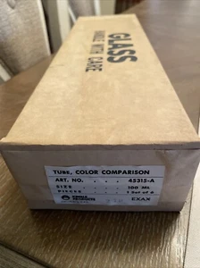 Lot 6 New KIMBLE EXAX Glass 100mL Graduated Tall Color Comparison Tube 45315-A - Picture 1 of 4