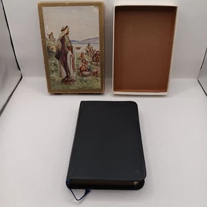 Collins Illustrated Holy Bible Leatheroid Gold Edges Boxed Authorised KJV - Picture 1 of 18