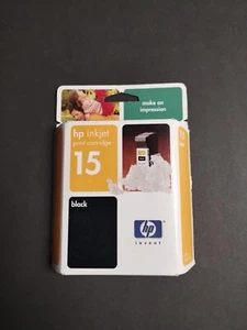 Genuine HP 15 C6615DN Black Ink Cartridge- Exp: July 2005 - Picture 1 of 8