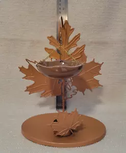NEW Yankee Candle Metal Fall Leaves Wax Burner Hanging Tart Tea Light 221012G - Picture 1 of 8