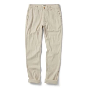 Taylor Stitch The Easy Pant in Natural Herringbone Mens Sz 34 NWT $128msrp - Picture 1 of 21