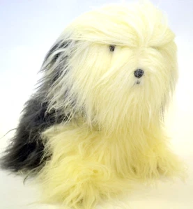Aux Nations Plush Sitting Sheep Dog-20 Inches Long - Picture 1 of 5
