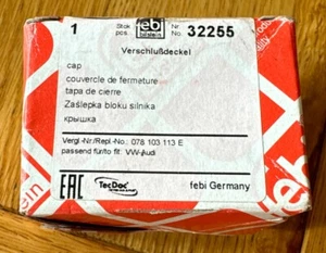Camshaft End Cap Locking Cover 32255 by Febi Bilstein - Picture 1 of 2