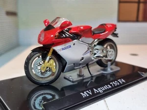 MV Agusta 750 F4 1999 Motorbike Superbike 1:24 Diecast Atlas IXO Scale Model - Picture 1 of 9