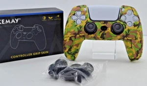 Controller Cover Grip with Thumb Grips for PS5 Dualsense Colorful Skulls - Picture 1 of 4
