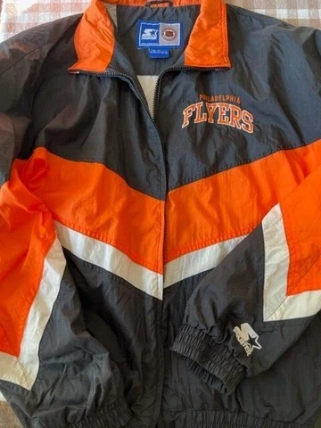 Vintage Philadelphia Flyers Starter Jacket windbreaker jacket size M Cover