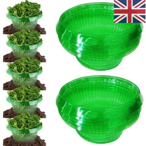 5/10Pcs Plant Protection Vegetables Save Snail Collar Anti Slug Fence Ring Cage - Picture 1 of 10