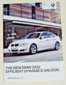 BMW . 3 . BMW 320d Efficient Dynamics Saloon . Sales Leaflet - Picture 1 of 2