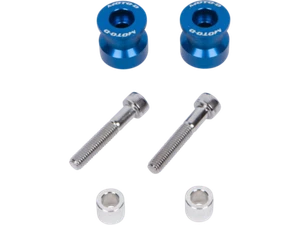 MOTO-D Swingarm Spools (8mm) - Blue - Picture 1 of 3