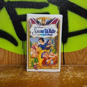 Snow White and the Seven Dwarfs VHS Movie *Tested & Working* Disney Classic