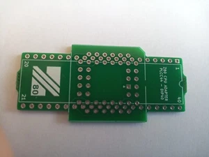Adaptateur pour Z80 - en PLCC ( Z84C00xxVyy ) vers DIP-40, Z84C0010VEC / 20VEC - Imagen 1 de 13