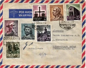 Spain 1961 air mail cover from Madrid to Germany (409) - Picture 1 of 2