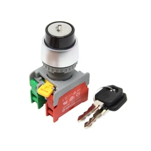 KS22-1O/C,1-2 2POSITION Schalter: Drehschalter mit Schlüssel Stab.Pos: 2 NC + NO - Bild 1 von 1