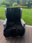 PACK OF 2 CLASSIC SHEEPSKIN Rug  seat cover Chair Cover Sofa Pad HAND MADE