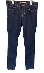J BRAND Petite Pencil Leg Jeans Size 27 Dark Wash - Picture 1 of 5