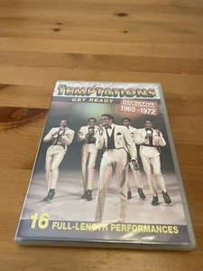 RARE NEW/SEALED MUSIC DVD - “THE TEMPTATIONS: GET READY: DEFINITIVE PERFORMANCES - Picture 1 of 5