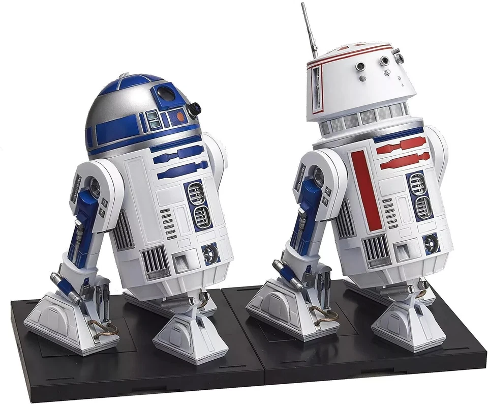 BANDAI Star Wars R2-D2 & R5-D4 1/12 Scale Plastic Model free shipping - Image 1 of 1