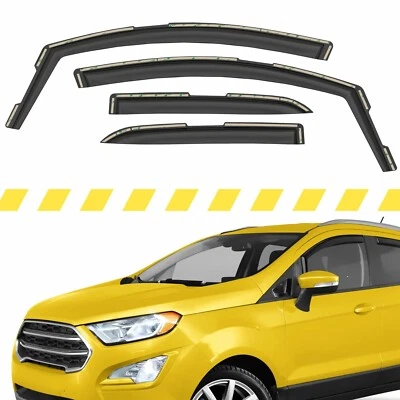 Sun Rain Visors Wind Rain Guards for 2018-2022 Ford EcoSport - Image 1 of 4