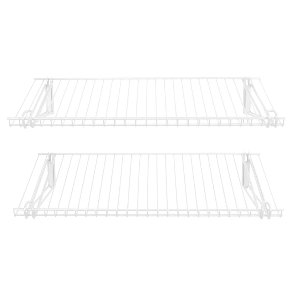 Rubbermaid Configurations Closet Shelf Kit White FG3H9103WHT