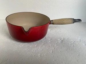 Vintage Red Le Creuset 18cm Milk Pan - Saucepan (No Lid) - Picture 1 of 7
