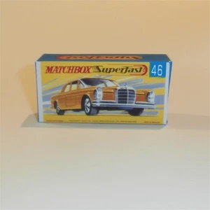 Matchbox Lesney Superfast 46 d Mercedes 300SE Sedan G Style Repro Box - Picture 1 of 4