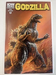 Godzilla #13 IDW 2013 Eggleton Wrap Around Cover - Picture 1 of 2