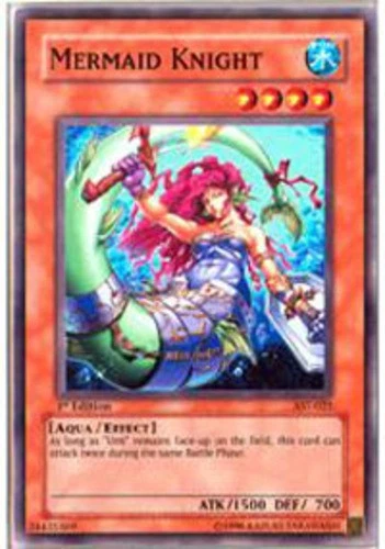 Mermaid Knight - AST-025 - Common - Unlimited Edition Moderately Played Ancient  - Image 1 of 1