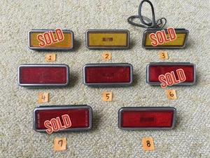 OEM 1979-1985 FIAT 124 SPIDER Luz de señalización lateral trasera lente delantera izquierda derecha - Imagen 1 de 12