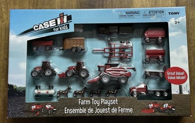 Case IH Farm Toy Playset 1:64  Horses Vehicles Tomy CNH 2016 - New, Unopened - Image 1 of 2